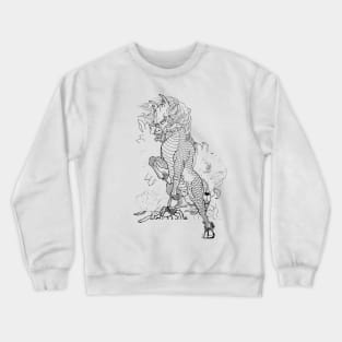 Pencil hand-drawn Kirin Crewneck Sweatshirt